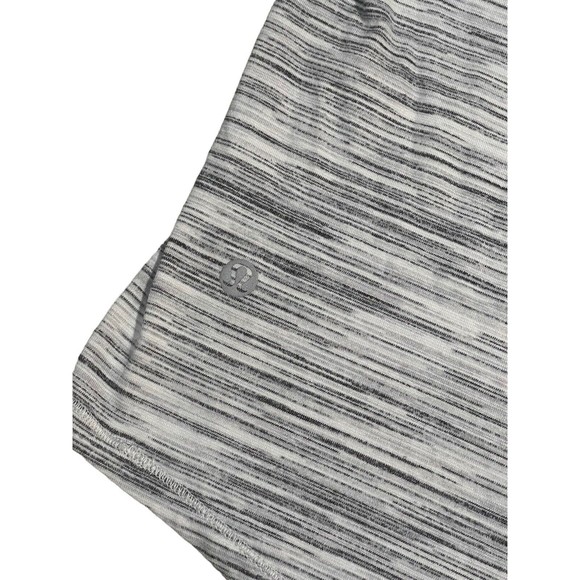 Lululemon Slay The Studio 2-In-1 Tank Women's Size 4 Gray Lime Green‎ Strappy - Picture 4 of 12